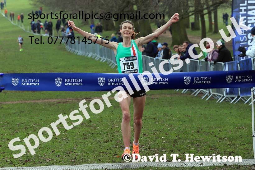 Senior Women, 2024 CAU Inter Counties Cross Country Champs., Wollaton Park, Nottingham. Photo: David T. Hewitson/Sports for All Pics